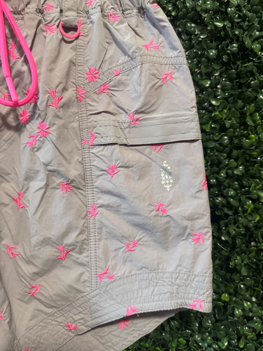 FP MOVEMENT by FREE PEOPLE In The Wild Embroidered Long Shorts - Picture 11 of 16